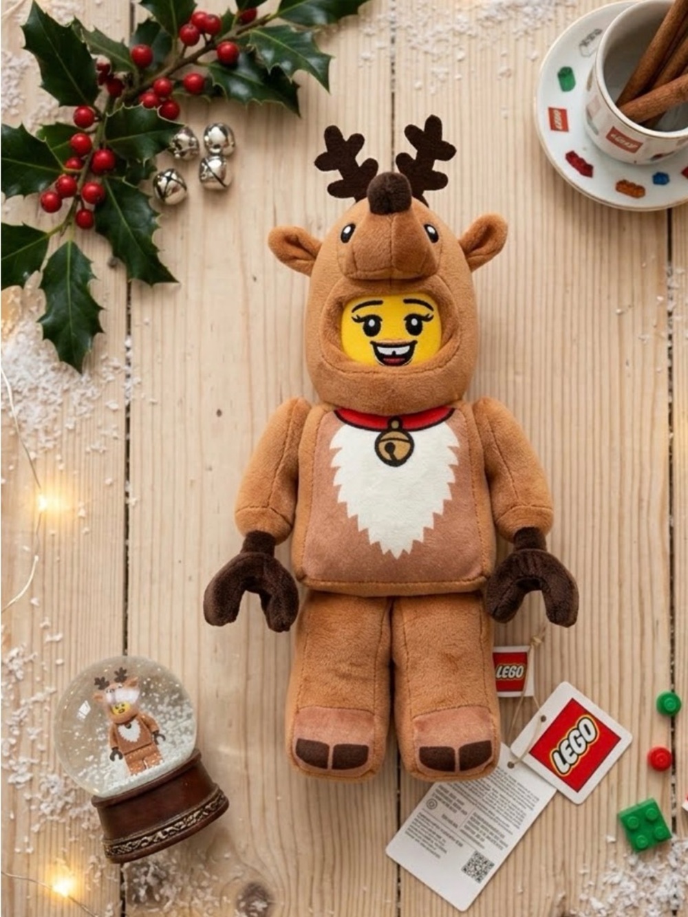 Lego Collection X Target Exclusive 10” Plush Reindeer Minifigure New
